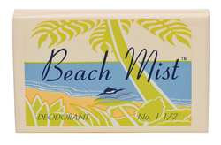 BEACH MIST 210150 BODY SOAP,BAR,#1-1/2,FRESH,PK500