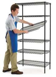 METRO 2136QC-25W982 WIRE SHELF 21X36 IN. CHROME