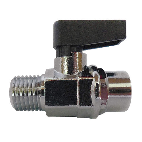 GRAINGER GLOBAL SOURCING 22FT07 BRASS MINI BALL VALVE FNPTXMNPT 1/4 IN