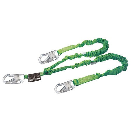HONEYWELL 232M-Z7/6FTGN TWO-LEGGED 6' STRETCHABLE WEB LANYARD