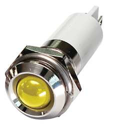 GRAINGER GLOBAL SOURCING 24M116 ROUND INDICATOR LIGHT YELLOW 120VAC