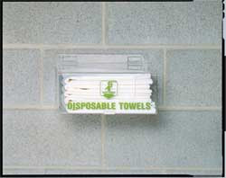 KANDU INDUSTRIES, INC. 25340 DISPOSABLE BATH TOWELS WHITE PK6