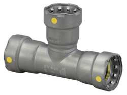 VIEGA 25376 MEGAPRESSG TEE, 1-1/2" X 1-1/2" X 1-1/4"