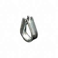 BARON MFG 264EG-1/8 THIMBLE CABLE GALVANIZED 1/8IN