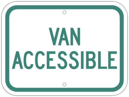 ZING ENTERPRISES, LLC 2699 ZING ECO PARKING SIGN HANDICAPPED VAN AC