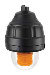 FEDERAL SIGNAL 27XL-024A WARNING LIGHT AMBER LED 24VAC/DC