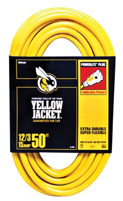 WOODS WIRE 2885 100' 12/3 SJTW/A YELLOWJACKET EXTENSION 