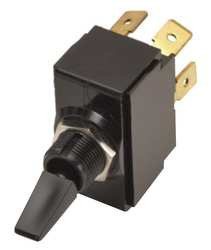 CARLING TECHNOLOGIES 2GM721-D-4B-B TOGGLE SWITCH,DPDT,10A @ 250V,QUIKCONNCT