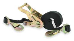 GRAINGER GLOBAL SOURCING 2VKP6 TIE DOWN STRAP RATCHET POLY 15 FT.