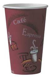 SOLO CUP COMPANY 316SI-0041 DISPOSABLE HOT CUP,16 OZ,MAROON,PK50