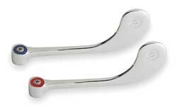 CHICAGO FAUCETS 319-PRJKCP WRIST BLADE HANDLE 6 IN PK2