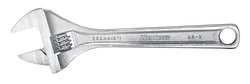 WESTWARD 31D024 ADJ. WRENCH,CV STEEL,CHROME,12"