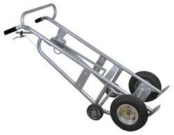 DAYTON 34D651 DRUM TRUCK WITH BRAKE RUBBER WHEEL