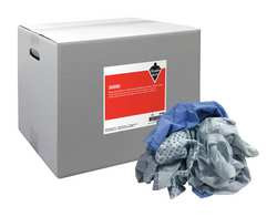 TOUGH 3U590 WIPING CLOTHS COTTON 25 LB BOX