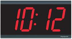 PYRAMID 41357G MASTER CLOCK WIRED DIGITAL 4 DIGIT 4 IN