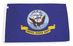 NYLGLO 439030 D4226 NAVY FLAG 3X5 FT