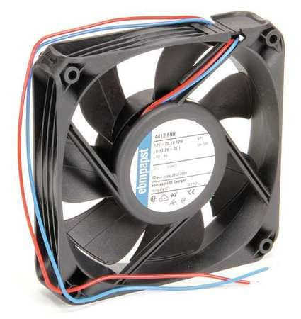 EBM 4412FNH AXIAL FAN,SQUARE,119 MM H,132 CFM