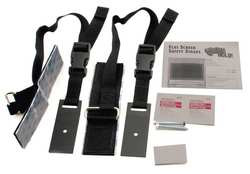 QUAKEHOLD! 4520 FLAT SCREEN SAFETY STRAP BLACK