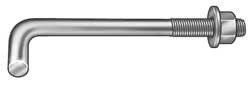 ALL AMERICA THREADED PRODUCTS 45211 ANCHOR BOLT L HOOK 1/2-13X2 IN PK50