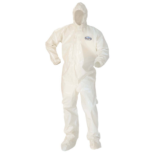 KIMBERLY CLARK 45665 KLEENGUARD A80 WHT 2XL HZRDGRD CHEM CV