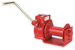THERN 482 HAND WINCH WORM GEAR W/BRAKE 4000 LB.