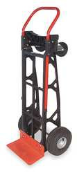 DAYTON 4ZJ32 CONVERTIBLE HAND TRUCK,600LB,50"X21"X18"