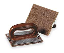 3M 50048011083006 HAND PAD,NYLON,BROWN,PK10