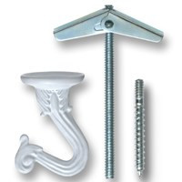 HILLMAN GROUP 50340 WHITE SWAG HOOKS