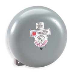 FEDERAL SIGNAL 506-120-1 BELL 120VAC 0.08 AC GRAY