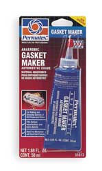 PERMATEX 51813 ANAEROBIC GASKET MAKER 50ML TUBE RED