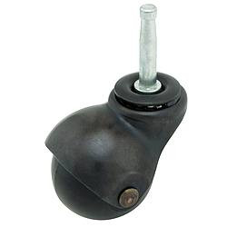SUPERBALL CASTER 53530 SWIVEL STEM CASTER 75 LB. BLACK 2 IN DIA