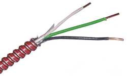 ROMEX (SOUTHWIRE REGISTERED TRADEMARK) 55469002 ARMORED CBL,2 W/GRD,14AWG,MC FPLP,250FT
