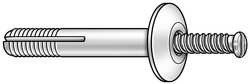 MICRO PLASTICS 61ASM18075-4FXL7 ANCHOR RIVET MUSHROOM 3/16 IN PK5