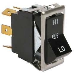 BLODGETT 6503 SWITCH ROCKER DPDT BLACK