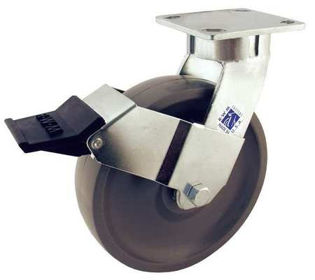 RWM 65-GTB-0820-S-ICWB-DSL KINGPINLESS PLATE CASTER SWIVEL 1800 LB.