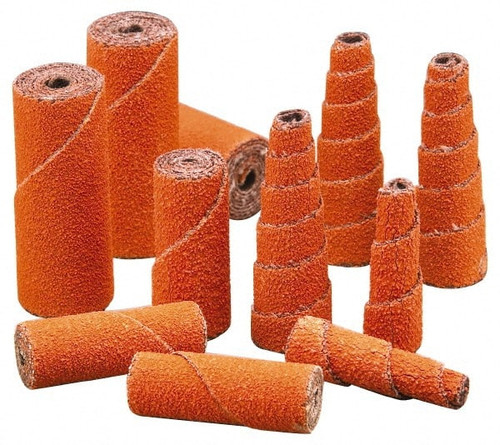 MERIT ABRASIVES 66261194398 3/8" MAX ROLL DIAM X 1-1/2" OAL, 120 GRI