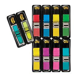 3M OFFICE SUPPLIES (OFSD) 683-VAD1 STICKY FLAGS 1/2X1-3/4 IN ASSORTED PK10
