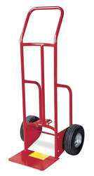 DAYTON 6W854 DRUM HAND TRUCK,650 LB.,STEEL,RED