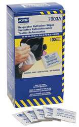 HONEYWELL 7003A RESP. REFRESHER WIPE PADS 100/BOX ALCOHO