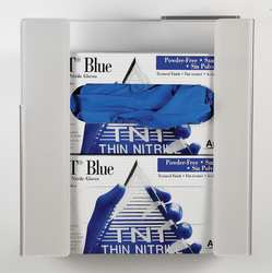 ZING ENTERPRISES, LLC 7224 UNIVERSAL GLOVE DISPENSER PETG WHT 2 BOX