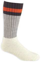 FOXRIVER 7267-7030 LRG OUTDOOR,SOCKS,OVERCALF,MENS,L,GRAY,1 PR 