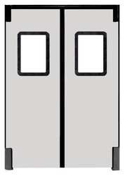 CHASE 7284RDWHI H1835 SWINGING DOOR 7 X 6FT WHITE POLYET