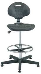 BEVCO 7300CR-36R250 CR POLY CHAIR 19-26.5 IN BLACK