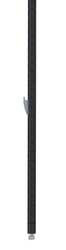 METRO 74PQBL POST 74-5/8" BLK EPOXY FINISH