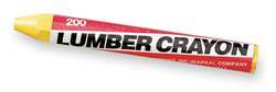 MARKEL PRODUCTS 80351G D6096 LUMBER CRAYON YELLOW PK 12