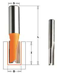 CMT 811.081.11 SOLID CARBIDE STRAIGHT ROUTER BIT, 1/4 I