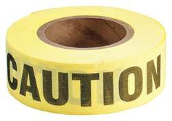 BRADY SPC ABSORBENTS 91082 BARRICADE TAPE,BIO-DEGRAD. COTTN,150 FT.