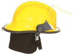 FIRE-DEX 911H712 D9847 FIRE HELMET YELLOW MODERN