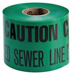 BRADY SPC ABSORBENTS 91299 UNDERGROUND WARNING TAPE 1000 FT.