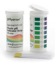 MICRO ESSENTIAL 9600 PH STRIPS HYDRION SPECTRAL 6.5-13 PK100